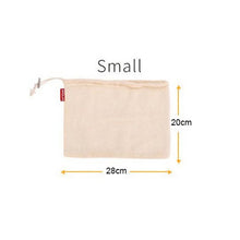Load image into Gallery viewer, Reusable Fruit Vegetable Bags Eco Friendly Cotton Mesh Bags ecologico Produce Storage Bags Home Kitchen Organizer
