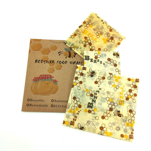 Zero Waste Reusable Storage Wrap Sustainable Organic Sandwich & Cheese Food Wrapping Paper BPA & Plastic Free Beeswax Food Wrap