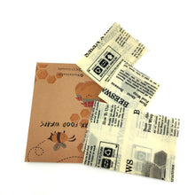 Load image into Gallery viewer, Zero Waste Beeswax Wrap Eco-Friendly Sustainable Organic Reusable Fresh-Keeping Food Wraps Foods Packaging for Sandwich
