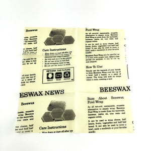 Zero Waste Beeswax Wrap Eco-Friendly Sustainable Organic Reusable Fresh-Keeping Food Wraps Foods Packaging for Sandwich