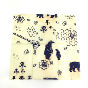 Zero Waste Beeswax Wrap Eco-Friendly Sustainable Organic Reusable Fresh-Keeping Food Wraps Foods Packaging for Sandwich