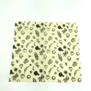 Zero Waste Beeswax Wrap Eco-Friendly Sustainable Organic Reusable Fresh-Keeping Food Wraps Foods Packaging for Sandwich