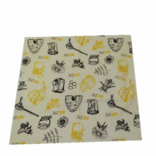 Load image into Gallery viewer, Zero Waste Beeswax Wrap Eco-Friendly Sustainable Organic Reusable Fresh-Keeping Food Wraps Foods Packaging for Sandwich
