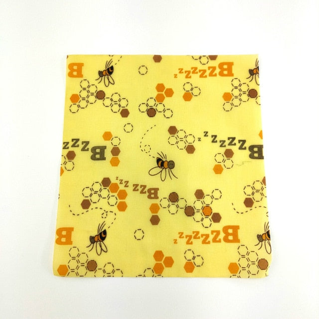 Zero Waste Beeswax Wrap Eco-Friendly Sustainable Organic Reusable Fresh-Keeping Food Wraps Foods Packaging for Sandwich