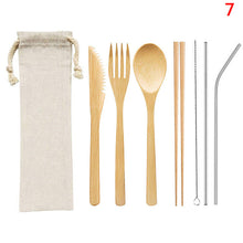 Load image into Gallery viewer, 1Set Portable Travel Eco Friendly Bamboo Toothbrush Sets Plastic-Free Bamboo Tooth Brush Multiple styles Wholesale
