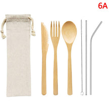 Load image into Gallery viewer, 1Set Portable Travel Eco Friendly Bamboo Toothbrush Sets Plastic-Free Bamboo Tooth Brush Multiple styles Wholesale

