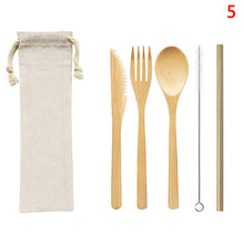 Load image into Gallery viewer, 1Set Portable Travel Eco Friendly Bamboo Toothbrush Sets Plastic-Free Bamboo Tooth Brush Multiple styles Wholesale

