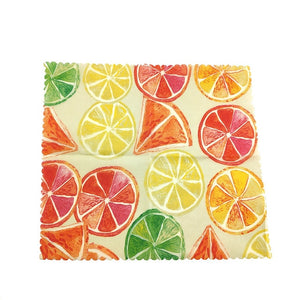 Zero Waste Reusable Storage Wrap Sustainable Organic Sandwich & Cheese Food Wrapping Paper BPA & Plastic Free Beeswax Food Wrap