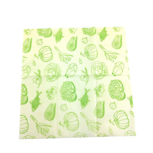 Zero Waste Beeswax Wrap Eco-Friendly Sustainable Organic Reusable Fresh-Keeping Food Wraps Foods Packaging for Sandwich
