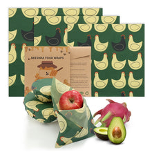 Load image into Gallery viewer, Reusable Beeswax Cloth Wrap Eco Friendly Food Wrap Organic Natural zero waste sandwich bag Sustainable Products
