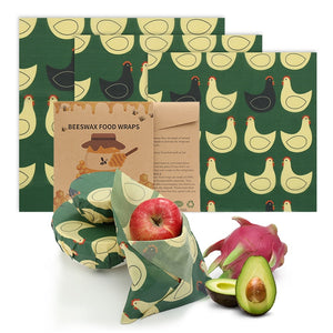 Reusable Beeswax Cloth Wrap Eco Friendly Food Wrap Organic Natural zero waste sandwich bag Sustainable Products