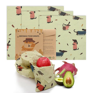 Reusable Beeswax Cloth Wrap Eco Friendly Food Wrap Organic Natural zero waste sandwich bag Sustainable Products