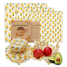 Load image into Gallery viewer, Reusable Beeswax Cloth Wrap Eco Friendly Food Wrap Organic Natural zero waste sandwich bag Sustainable Products
