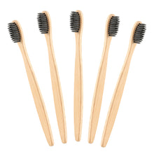 Load image into Gallery viewer, 5/2/1 Pcs Natural Pure Bamboo Toothbrush Portable Soft Hair Tooth Brush Eco Friendly Brushes Oral Cleaning Care Tools
