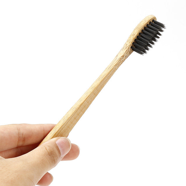 5/2/1 Pcs Natural Pure Bamboo Toothbrush Portable Soft Hair Tooth Brush Eco Friendly Brushes Oral Cleaning Care Tools